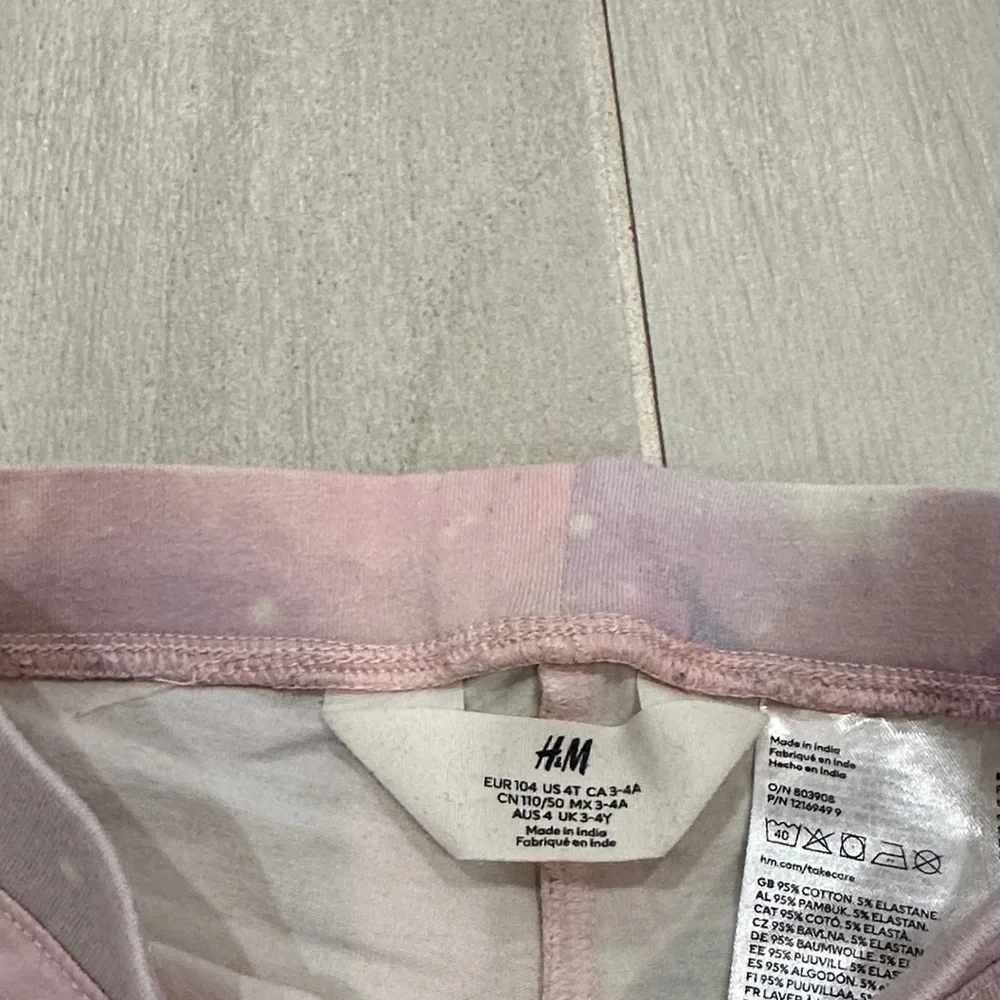 H&M 3T 4T Kids Leggings Set - Pink, Red, Multicolor - Picture 2 of 16